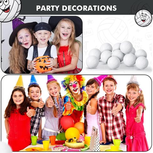 Jerify 100 PCS كرات الإجهاد للكرة الطائرة الصغيرة ، وألعاب الكرة الرياضية الرغوية 1.18 بوصة ، وهدايا الكرة الطائرة تفضل الزخارف لصالح لعبة الإجهاد. in Saudi Arabia