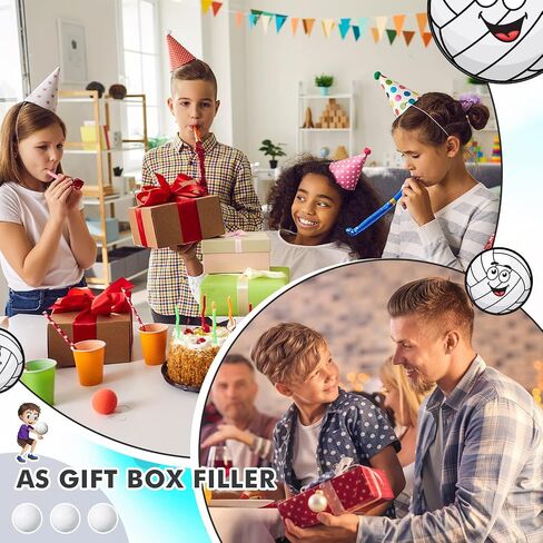 Jerify 100 PCS كرات الإجهاد للكرة الطائرة الصغيرة ، وألعاب الكرة الرياضية الرغوية 1.18 بوصة ، وهدايا الكرة الطائرة تفضل الزخارف لصالح لعبة الإجهاد. in Saudi Arabia