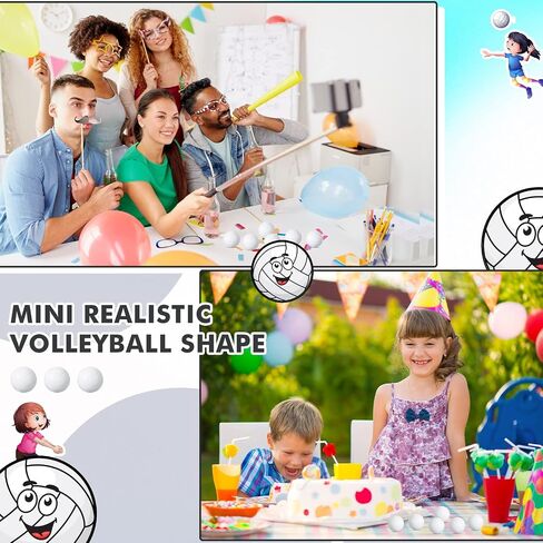 Jerify 100 PCS كرات الإجهاد للكرة الطائرة الصغيرة ، وألعاب الكرة الرياضية الرغوية 1.18 بوصة ، وهدايا الكرة الطائرة تفضل الزخارف لصالح لعبة الإجهاد. in Saudi Arabia