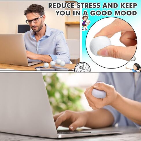 Jerify 100 PCS كرات الإجهاد للكرة الطائرة الصغيرة ، وألعاب الكرة الرياضية الرغوية 1.18 بوصة ، وهدايا الكرة الطائرة تفضل الزخارف لصالح لعبة الإجهاد. in Saudi Arabia