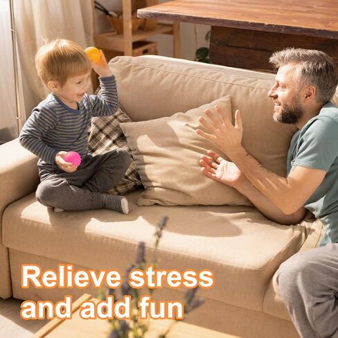 4 Pcs Glowing Sticky Balls, Squishy Stress Ball, Stress Relieving Glow in The Dark Toys Stick to The Wall, Squeeze Toys for Adults Kids for Birthday Gift, Party Favors & Prizes in Saudi Arabia