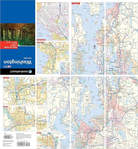 Rand McNally Easy to Fold: Washington State Laminated Map in Saudi Arabia