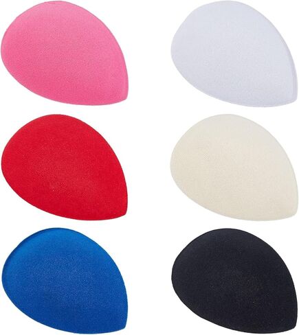FINGERINSPIRE 6 Colors Teardrop Fascinator Hat Base 5x4 inch EVA Millinery Base Cocktail Hats Making Base, Women Hat Craft Material Supply for Making Party Wedding Church Hat in Saudi Arabia