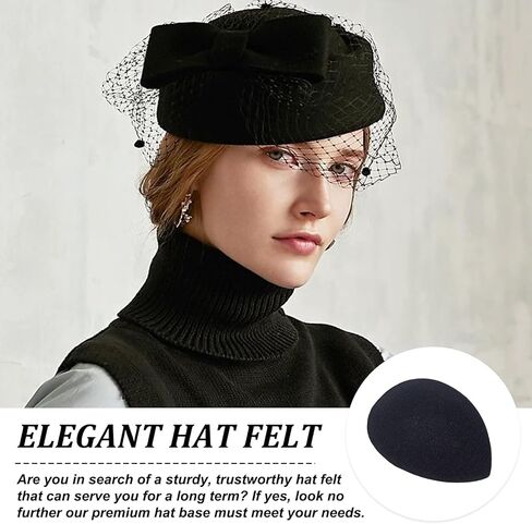 FINGERINSPIRE 6 Colors Teardrop Fascinator Hat Base 5x4 inch EVA Millinery Base Cocktail Hats Making Base, Women Hat Craft Material Supply for Making Party Wedding Church Hat in Saudi Arabia