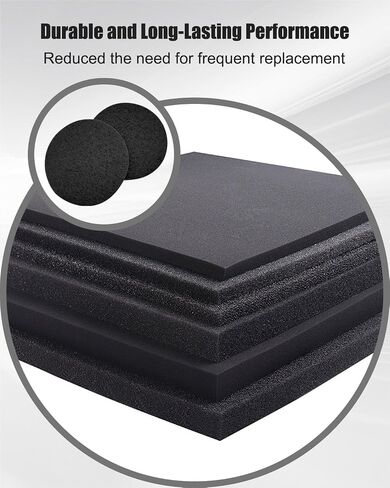 Filter Sponge Replacement Accessories Fit for Neabot Neakasa P1 Pro Pet Grooming Kit & Vacuum, 3.74'' Diameter Circle 10 pack in Saudi Arabia