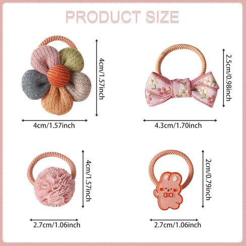 20 Pcs Small Dog Hair Bows with Rubber Bands,Cute Puppy Dog Small Bowknot Hair Bows,Mix Handmade Pet Grooming Flower Ball Bows for Small Dogs -Hair Accessories & Costume Decor (Pink) in Saudi Arabia