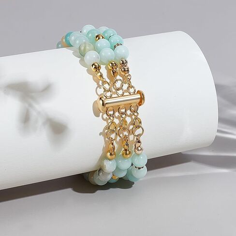 ADHANDMaker 925 Sterling Silver Silver Neterlace Lock Clasp ، 3-Strand Multi Netlace Clasp ، سلسلة حبات فاصل الطبقات لمشابك المجوهرات سوار سوار موسع ، بلاتينيوم ، بلاتينيوم in Kuwait