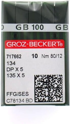 100pcs Groz-Beckert 134 135X5 Dpx5 FFG/SES Needle for Singer Pfaff Sewing Machine Dp x 5 Dp*5 (14(90)) in Saudi Arabia