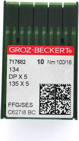 100pcs Groz-Beckert 134 135X5 Dpx5 FFG/SES Needle for Singer Pfaff Sewing Machine Dp x 5 Dp*5 (14(90)) in Saudi Arabia