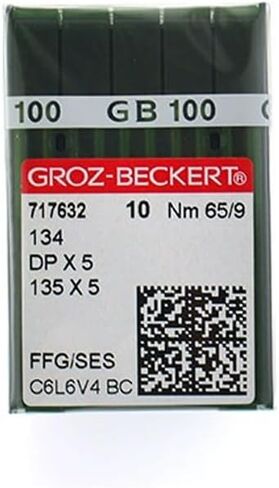 100pcs Groz-Beckert 134 135X5 Dpx5 FFG/SES Needle for Singer Pfaff Sewing Machine Dp x 5 Dp*5 (14(90)) in Saudi Arabia