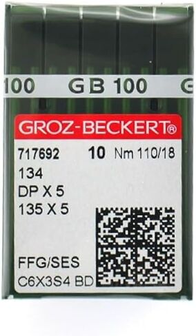 100pcs Groz-Beckert 134 135X5 Dpx5 FFG/SES Needle for Singer Pfaff Sewing Machine Dp x 5 Dp*5 (14(90)) in Saudi Arabia