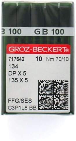 100pcs Groz-Beckert 134 135X5 Dpx5 FFG/SES Needle for Singer Pfaff Sewing Machine Dp x 5 Dp*5 (14(90)) in Saudi Arabia