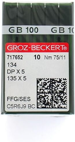 100pcs Groz-Beckert 134 135X5 Dpx5 FFG/SES Needle for Singer Pfaff Sewing Machine Dp x 5 Dp*5 (14(90)) in Saudi Arabia