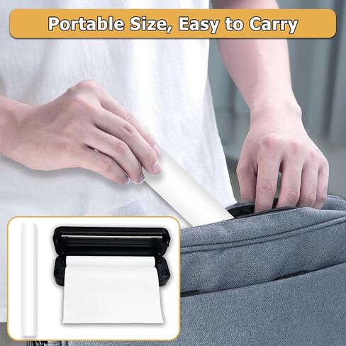 8 Rolls Thermal Paper 8.5’’ x 11’’ White for Thermal Printer, Rolls for A285M/ PD-A4/ M08F- Letter Portable Printers Wireless for Travel and Home Use as Office Paper in Saudi Arabia