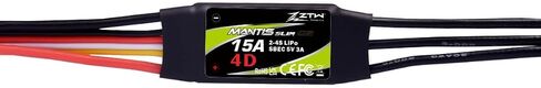 ZTW Mantis Slim Brushless ESC 15A 20A 30A Switch BEC with BEC ouput 2A/5V SBEC 6V/3A 2-4S for F3P Airplane 3D Flying (ZTW Mantis Slim G2 15A) in Saudi Arabia