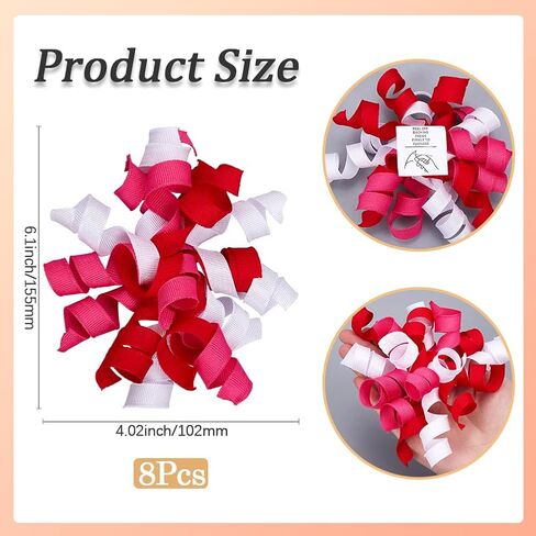 8pcs الأزرق مجعد الهدية القوس أقواس الشريط مجعد 4 بوصة بوليستر رويال الأزرق الأزرق للاصوص اللصق تويست تويست ربطة عنقون غروسمة ديكور لتعبئة الهدايا الحالية حقائب عيد ميلاد الزفاف in Saudi Arabia