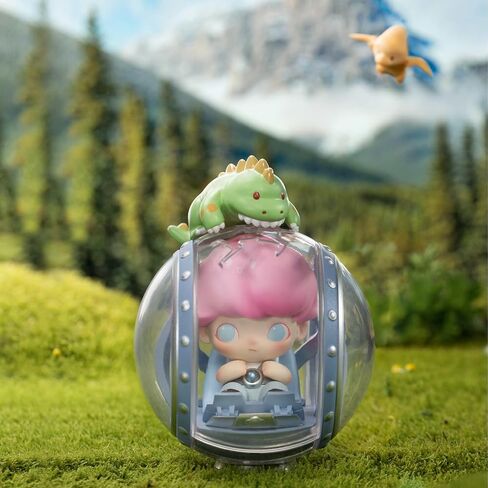 Pop Mart DiMoo Jurassic World Series Terms Follo Box ، وشخصيات التصميم العشوائي ، ألعاب القابلة للتحصيل ، ديكورات منزلية ، وهدايا عيد ميلاد العطلات للفتيات والفتيان ، صندوق واحد in Kuwait