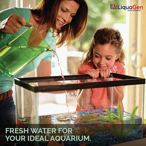 Liquagen Bulk Pack Aquarium Aquarium Reef Color Dilling Resinizing Resin (RODI) لـ 0 TDS/PPM WATE | وسائط مرشح التناضح العكسي غير المُحنّن لخزان الأسماك ، وخزان الشعاب المرجانية والحياة المائية الأخرى (5 رطل) in Kuwait