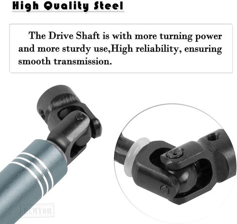RC Drive Shaft Axles 98-115MM Upgrades Part for 1/10 SCX10 SCX10 II 90046 SCX10 III AXI03007 TRX4 D90 RC Crawler,Universal Driveshaft CVD Hop-Ups in Saudi Arabia