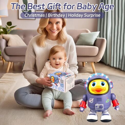 لعبة Dancing Space Duck Toy ، لعبة Duck Duck Dancing Interactive Toy ، Dancing Duck ، Sinting Singing Walking Duck Toys مع Music LED Lights for Kids Birthday Gifts in Saudi Arabia