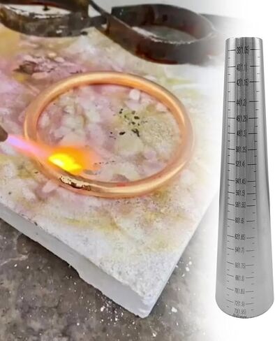Bracelet Mandrel Sizer Adjust, Bracelet Making, Jewelry Repair Portable Bangle Mandrel for Jewelry Makers DIY Beginners, StainlessSteel Round in Saudi Arabia