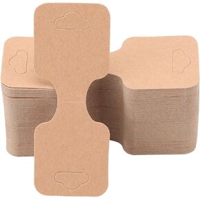 Sofplate 200pcs عرض بطاقات عرض بطاقات السوار على ورقة مستطيل 3.54 × 1.34 بوصة بيرليوود مخصصة العلامات الورقية المعلقة لبيع قلادات المجوهرات. in Saudi Arabia
