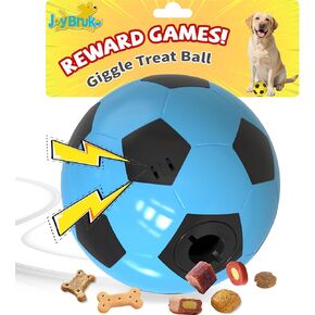 ألعاب الكلب التفاعلية معالجة الموزعات - ضحكة الكلب الكلب كرة كرة قدم مكافآت اللغز لإبقائها مشغولة ، إثراء الأطعمة الأطعمة للسلالات الكبيرة المتوسطة الكبيرة ، الأزرق in Kuwait