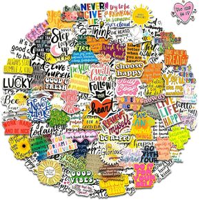 100 PCS Inspirational Quote Stickers,Motivational Stickers for Adults Teens Students,Inspirational Stickers for Vision Board Journaling Scrapbooking Water Bottles in Kuwait