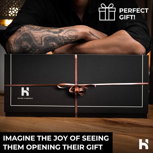Elevate Your Watch Collection with The Watch Deck – Premium Watch Display Case for 4 Watches – Unique Valentine's Day Gift for Men – Wooden Mens Watch Box & Watch Case – Lifetime Assurance Included in Saudi Arabia