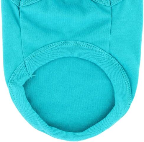 Summer Solid Color Dog T Shirts Cotton Cool Doggie Clothes Vest Basic Tess Casual Tops for Dogs Cats Puppies Fur Baby in Kuwait