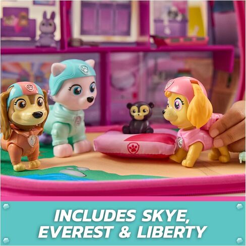 Paw Paw Patrol Skye's World Pupcation Rescue مجموعة مع Skye و Everest & Liberty Bobble Head Toy Toy & RV Camper ، ألعاب Kids for Boys & Girls Ages 3 & Up in Saudi Arabia