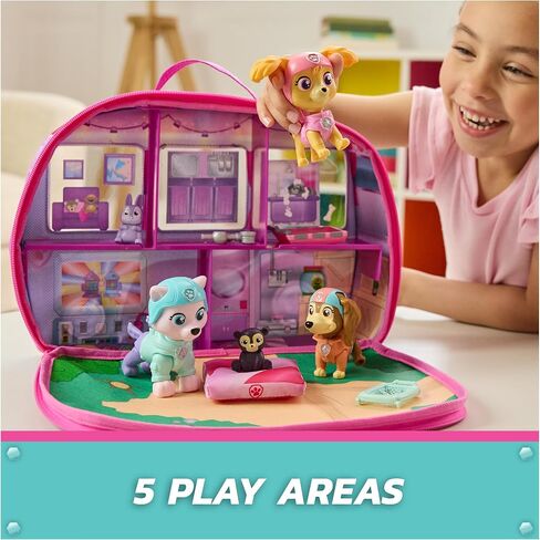 Paw Paw Patrol Skye's World Pupcation Rescue مجموعة مع Skye و Everest & Liberty Bobble Head Toy Toy & RV Camper ، ألعاب Kids for Boys & Girls Ages 3 & Up in Saudi Arabia