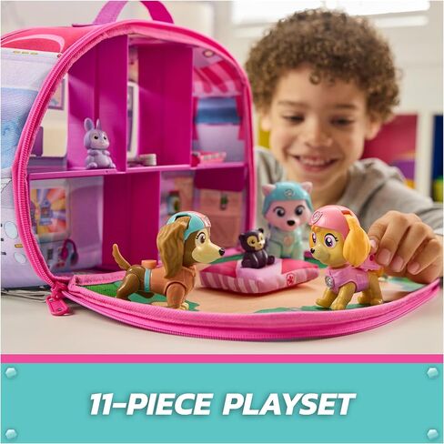 Paw Paw Patrol Skye's World Pupcation Rescue مجموعة مع Skye و Everest & Liberty Bobble Head Toy Toy & RV Camper ، ألعاب Kids for Boys & Girls Ages 3 & Up in Saudi Arabia