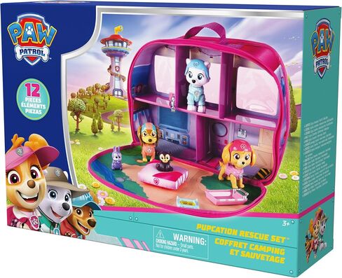 Paw Paw Patrol Skye's World Pupcation Rescue مجموعة مع Skye و Everest & Liberty Bobble Head Toy Toy & RV Camper ، ألعاب Kids for Boys & Girls Ages 3 & Up in Saudi Arabia