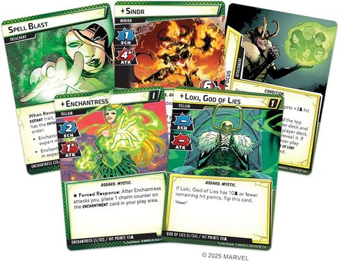 ألعاب Fantasy Flight Games Marvel The Card Game Trickster Takeover Pack-لعبة الاستراتيجية التعاونية للأطفال والكبار ، الذين تتراوح أعمارهم بين 14+ ، 1-4 لاعبين ، 45-90 دقيقة ، صنع in Kuwait