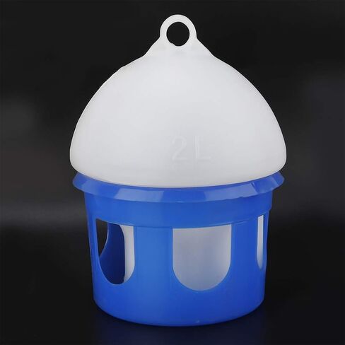 وحدة التغذية ، 2L/4L/6.5L سعة كبيرة السطح التلقائي تغذية الطيور ABS ABS البلاستيك موزع المياه (2L) in Saudi Arabia