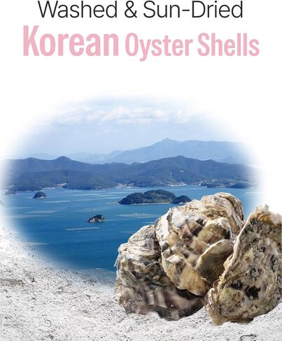 NICE WITCH'S Oyster Shell Flour 1.1 lb (500 g) – Finely Ground Calcium for Chickens, Ducks, Birds, Reptiles, Amphibians & More – Natural Source of Calcium | Korean Oyster Shell Powder/굴껍질 가루 in Saudi Arabia