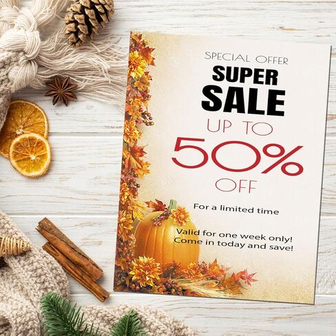 PaperDirect Auburn Delight يترك التوت النحاس خريف الخريف خريف الشكر قرطاسية الورق ، ورق الحدود ، الرأي in Kuwait