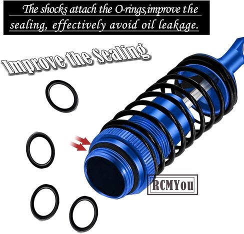 4PCS Aluminum Front Rear RC Shocks Absorber Upgrades Part for 1/10 Lasernut U4, Tenacity DB Pro,TENACITY TT Pro 4WD SCT, Metal Big Bore RC Shocks Damper 90mm 100mm Hop Ups,#LOS233011,Navy Blue in Saudi Arabia