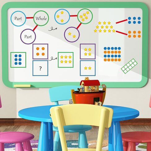 77Pcs Magnetic Math Number Bonds Set Magnetic Numbers for Whiteboard Magnet Numbers Line Number Bonds Game Math Manipulatives Aids Accessories Supplies Classroom Must Haves in Saudi Arabia