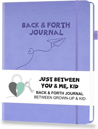 Just Between You and Me,Kid - Interactive Parent Child Journal with Creative Prompts for Conversations & Drawing, Back & Forth Journal for Grown-Up & Kid, Adults & Kids to Bond and Connect, Gift for Daughters/Sons, Moms/Dads, Grandparents in Kuwait
