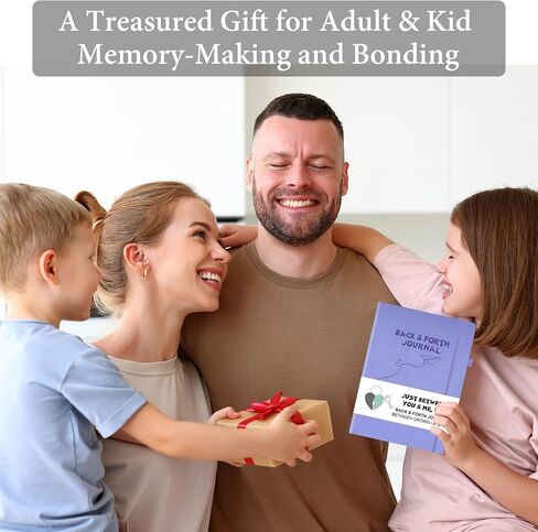 Just Between You and Me,Kid - Interactive Parent Child Journal with Creative Prompts for Conversations & Drawing, Back & Forth Journal for Grown-Up & Kid, Adults & Kids to Bond and Connect, Gift for Daughters/Sons, Moms/Dads, Grandparents in Kuwait