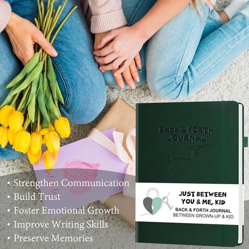 Just Between You and Me,Kid - Interactive Parent Child Journal with Creative Prompts for Conversations & Drawing, Back & Forth Journal for Grown-Up & Kid, Adults & Kids to Bond and Connect, Gift for Daughters/Sons, Moms/Dads, Grandparents in Kuwait
