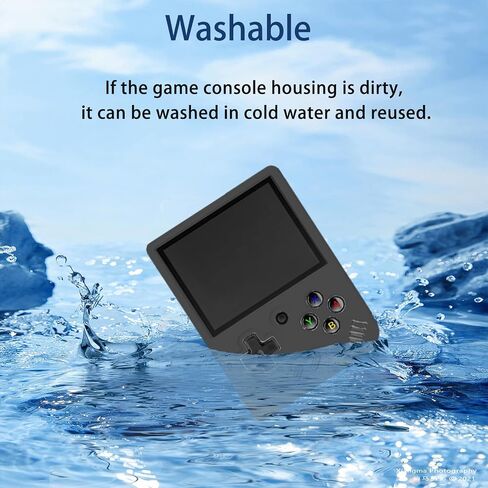 Case for Miyoo Mini Plus,NOUKAJU Silicone Protective Cover,Drop-Proof,Scratch-Proof,Shock-Proof,Dust-Proof,Protective Case for Miyoo Mini Plus Handheld Game Console(Black) in Saudi Arabia