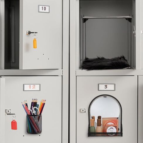 5 PCS LOCIER GRIVERENIZER و Excessories Back to School Essentials تشمل مرآة مغناطيسية واحدة مع صينية أسفل ، وحاملي قلم ، وربح شبكة معدنية واحدة ، و 1 in Kuwait