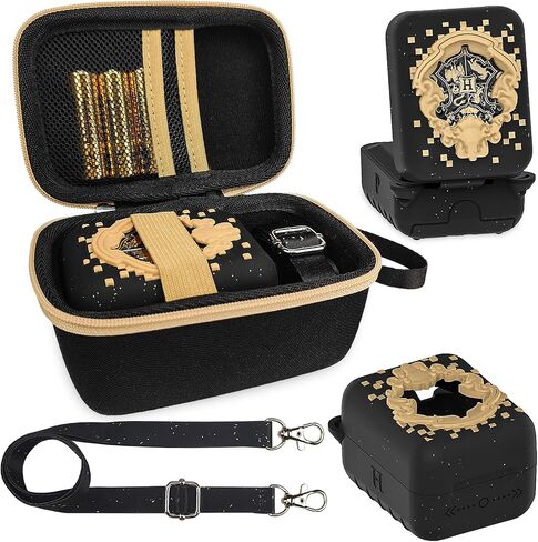 JCHPINE HARD CASE و SILICONE COVER FOR BITZEE HARRY POTTER TOY DIGICAL PET ، إكسسوارات لحيوانات هاري بوتر الافتراضية الافتراضية (أسود) in Kuwait