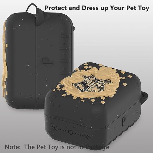 JCHPINE HARD CASE و SILICONE COVER FOR BITZEE HARRY POTTER TOY DIGICAL PET ، إكسسوارات لحيوانات هاري بوتر الافتراضية الافتراضية (أسود) in Kuwait