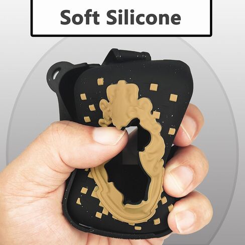 JCHPINE HARD CASE و SILICONE COVER FOR BITZEE HARRY POTTER TOY DIGICAL PET ، إكسسوارات لحيوانات هاري بوتر الافتراضية الافتراضية (أسود) in Kuwait