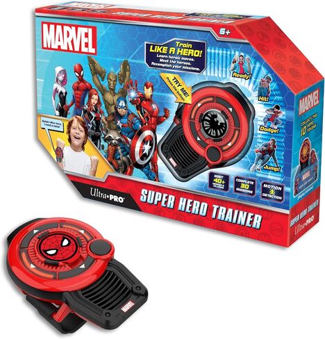 Marvel Super Hero Trainer - Interactive Fitness Toy for Kids, Motion Activated Superhero Training Game, Includes Hero Tokens & Map, Encourages Active Play & STEM Learning with 40+ Heroes & Villains in Kuwait