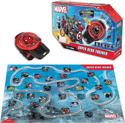 Marvel Super Hero Trainer - Interactive Fitness Toy for Kids, Motion Activated Superhero Training Game, Includes Hero Tokens & Map, Encourages Active Play & STEM Learning with 40+ Heroes & Villains in Kuwait